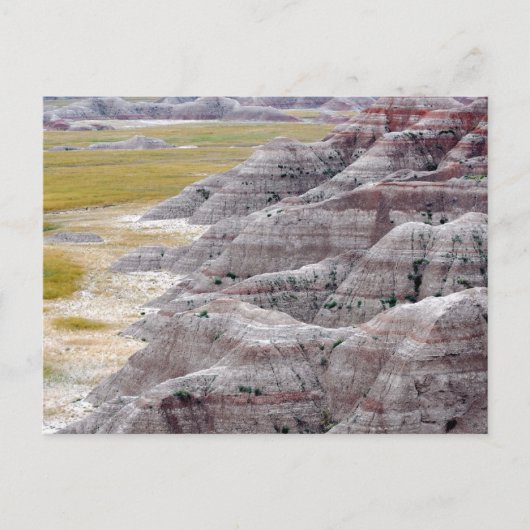 Berggebergte van het nationale park Badlands Briefkaart (Voorkant)
