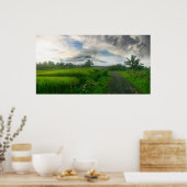 Berggebieden en rijstvelden poster (Keuken)