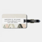 Berggebieden voorbij bergen III Bagagelabel (Achterkant horizontaal)