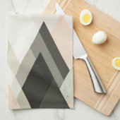 Berggebieden voorbij bergen III Theedoek (Quarter Fold)