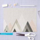 Berggebieden voorbij bergen III Tissuepapier (Craft)