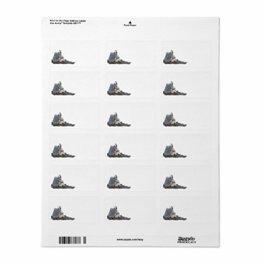 berggeit etiket (Full Sheet)