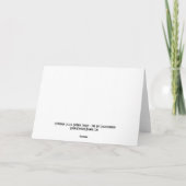 Berggeit met kerst - 5x7 Blank Kaart (Achterkant)