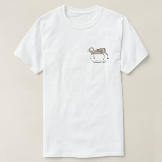 Berggeit Petroglyph T-shirt (Design voorkant)