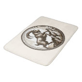 Berggeit Steenbok Verjaardag Zodiac Badmat (Gekanteld)