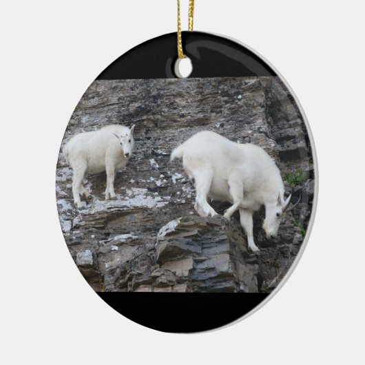 berggeitenfamilie keramisch ornament (Links)