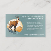 Berggids Wandeltochten Avontuurlijk Bedrijf Visitekaartje (Achterkant)