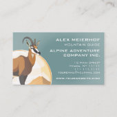 Berggids Wandeltochten Avontuurlijk Bedrijf Visitekaartje (Voorkant)