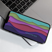 Berggolven van kleur gepersonaliseerd Case-Mate iPhone case