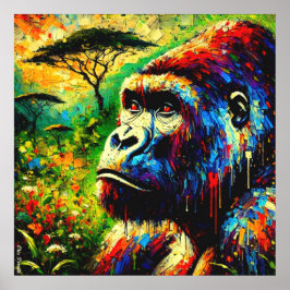 BERGGORILLA 8 POSTER