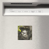 Berggorilla, Gorilla beringei beringei, Magneet (Insitu (Vaatwasser))