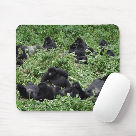 Berggorilla-mousepad Muismat (Met muis)