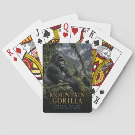 Berggorilla Regenwoud DIEREN Poker Pokerkaarten