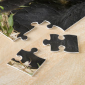 Berggorilla, volwassene met jong legpuzzel (Zijkant)