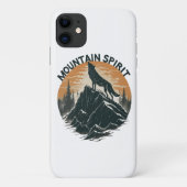 Berggrootheid Wolf Huilt op de Piek Case-Mate iPhone Case (Achterkant)