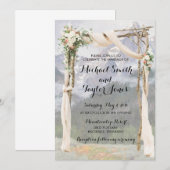 Berghaven Park buiten de huwelijksuitnodiging Kaart (Voorkant / Achterkant)