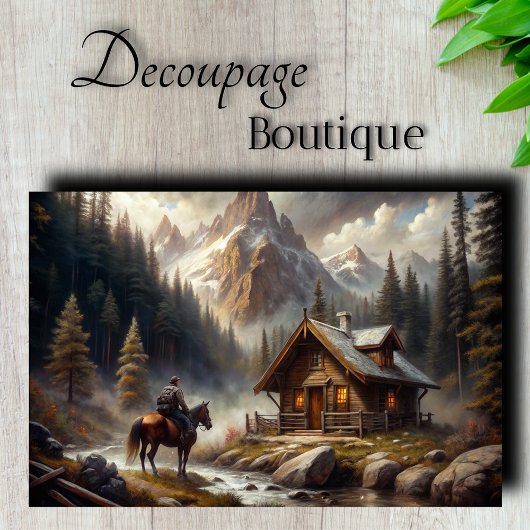 Berghut Decoupage Tissuepapier