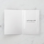 Berghut met wilde bloemen sympathie kaart (Binnen)