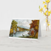  Bergillustratie (Lege binnenkant) Kaart (Gele Bloem)