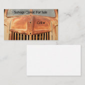 Berging klassieke vrachtwagen visitekaartje (Voorkant / Achterkant)