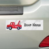 Bergings sleepwagen bumpersticker (Op auto)