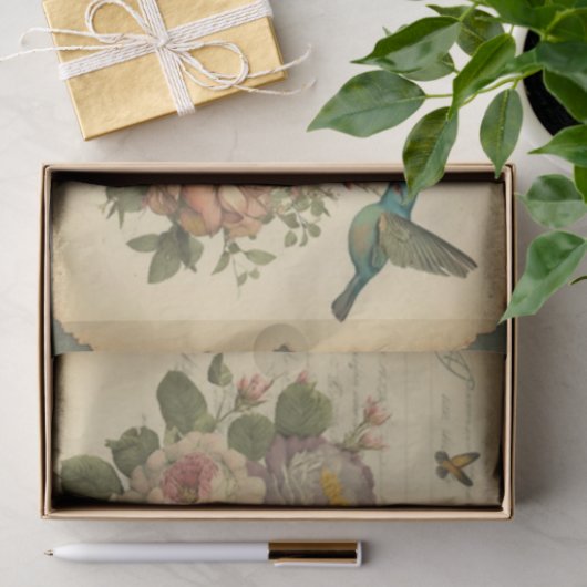  bergingsflorale ontkoppeling tissuepapier (Geschenk)