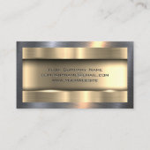 Bergingsvoertuig | Metaal | Staalglans Visitekaartje (Achterkant)