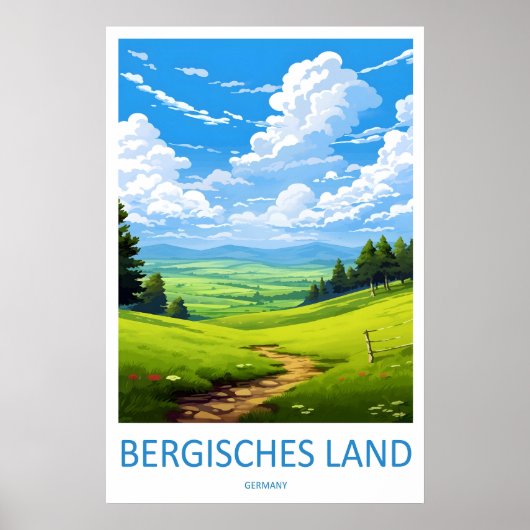Bergisches Land 1 Poster (Voorkant)