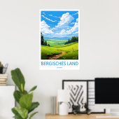 Bergisches Land 1 Poster (Thuiskantoor)