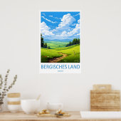 Bergisches Land 1 Poster (Keuken)
