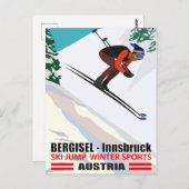Bergisel - Innsbruck, Ski Jump in Oostenrijk Briefkaart (Voorkant / Achterkant)