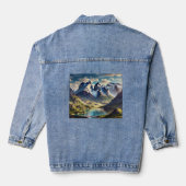 bergjas denim jacket (Achterkant)