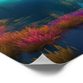 Bergjuweel, kristalhelder meer poster (Hoek)