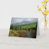 Bergkaart met offerte kaart (Gele Bloem)