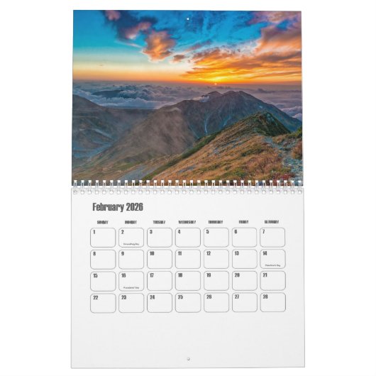bergkalender kalender (Feb 2026)