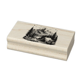 Bergkampeeravontuur Zonsondergang Natuur  Rubberstempel