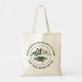 Bergkampeerweekend vrijgezellenfeest tote bag (Achterkant)