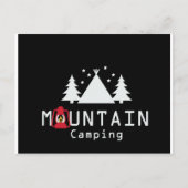 bergkamperen briefkaart (Voorkant)