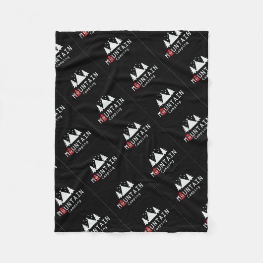 bergkamperen fleece deken (Voorkant)