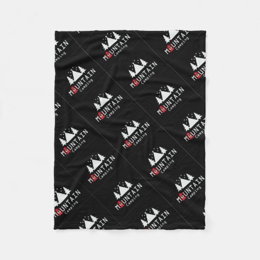 bergkamperen fleece deken (Voorkant)