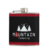 bergkamperen heupfles (Voorkant)