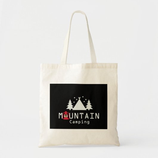 bergkamperen tote bag (Voorkant)