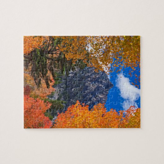 Bergkast in herfst, CA Legpuzzel (Horizontaal)