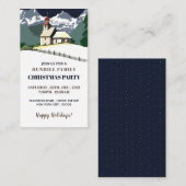 Bergkerk, Kerstfeest Uitnodigingskaart Informatiekaartje (Voorkant / Achterkant)