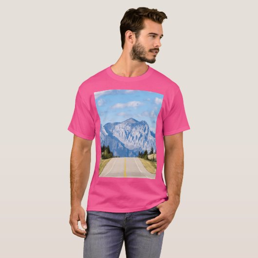 bergketen-afbeelding t-shirt (Voorkant volledig)