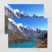 Bergketen Huayhuash, Peru  Briefkaart (Voorkant / Achterkant)