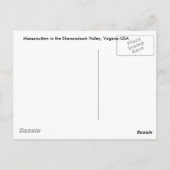 bergkleuren briefkaart (Achterkant)