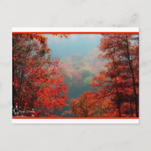 bergkleuren briefkaart (Voorkant)