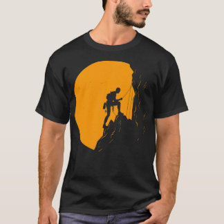 Bergklimmer Bouldering Rock klimmen en klimmen T-shirt