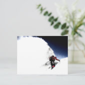 Bergklimmer Extreme Sports Briefkaart (Staand voorkant)